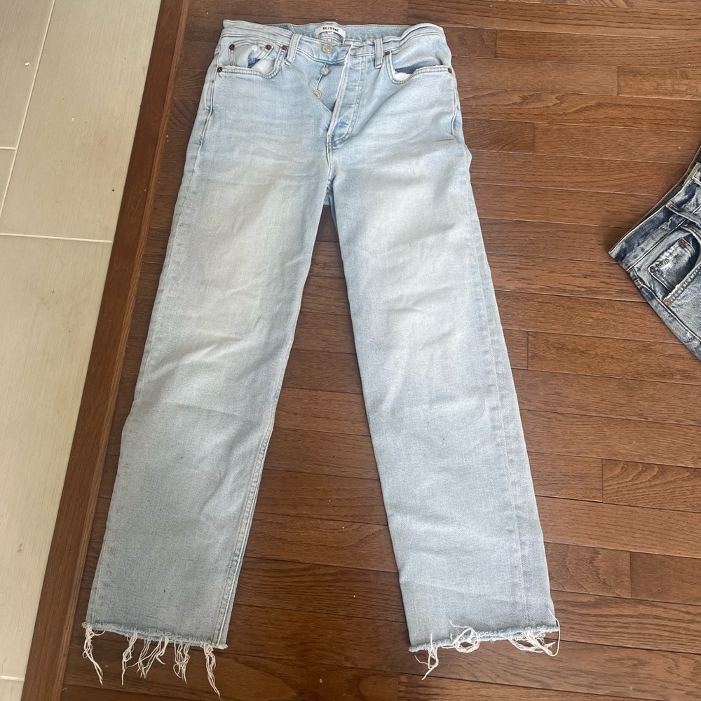 Re/Done Light Blue Women's Jeans